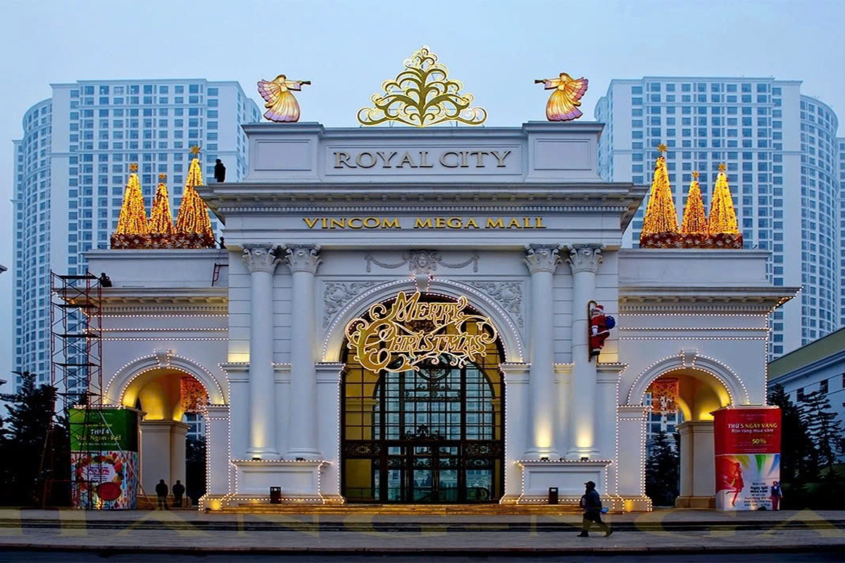 Royal City là một "thành phố châu Âu thu nhỏ" giữa lòng Hà Nội