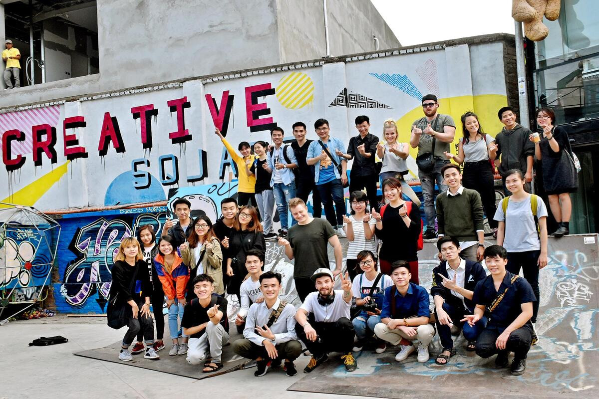 Hanoi Creative City - Địa điểm ăn chơi cực chất 'gây sốt' giới trẻ