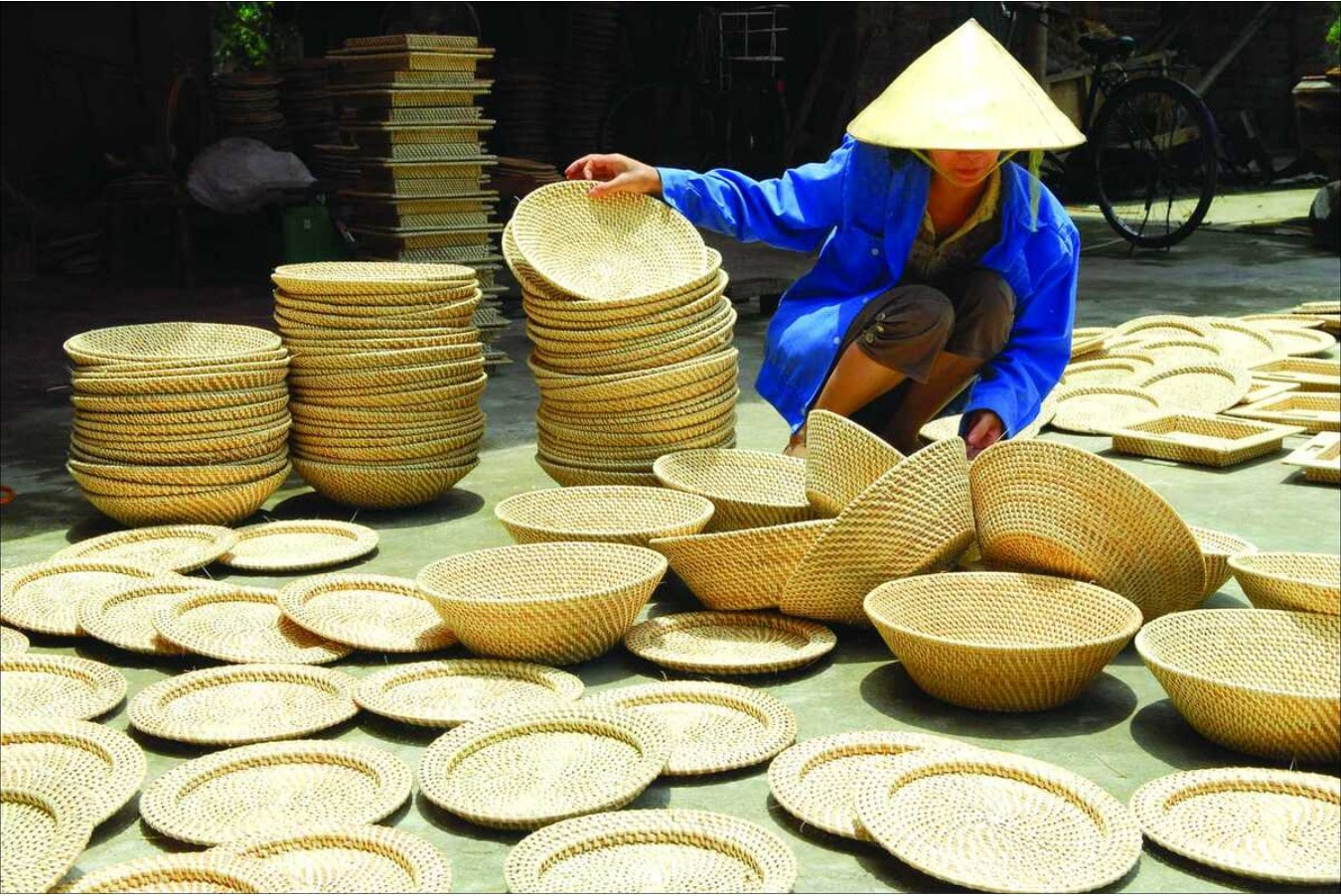 Làng đan lát Thọ Đơn là một trong những làng nghề thủ công truyền thống nổi tiếng tại Ba Đồn Quảng Bình