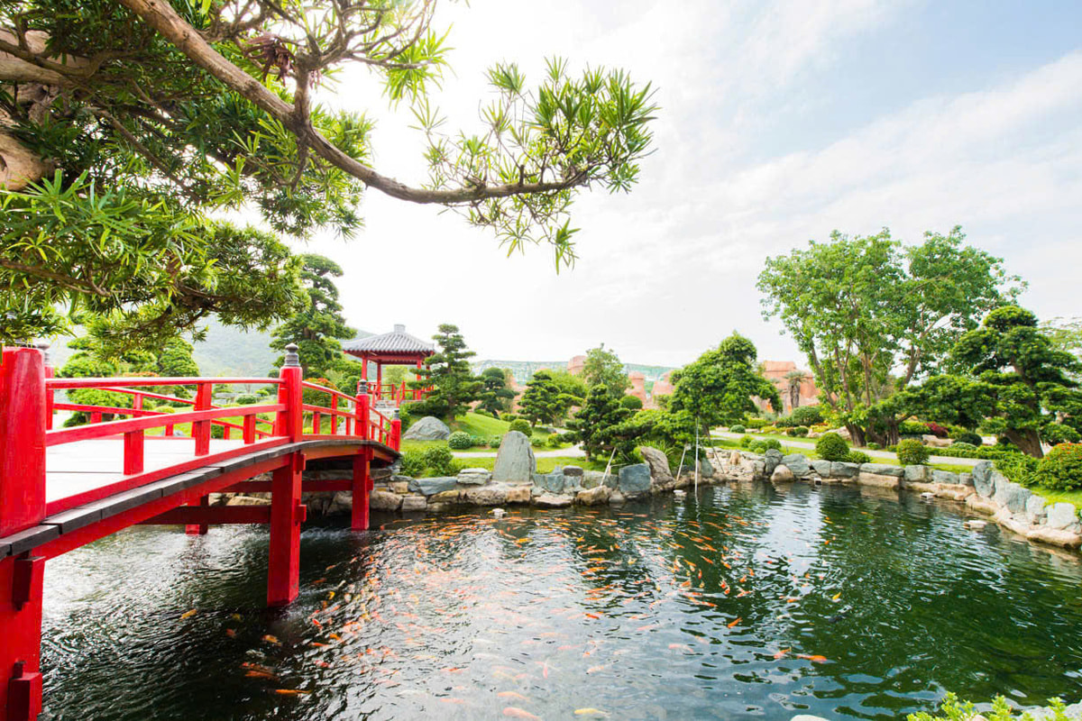 Một góc của The World Garden