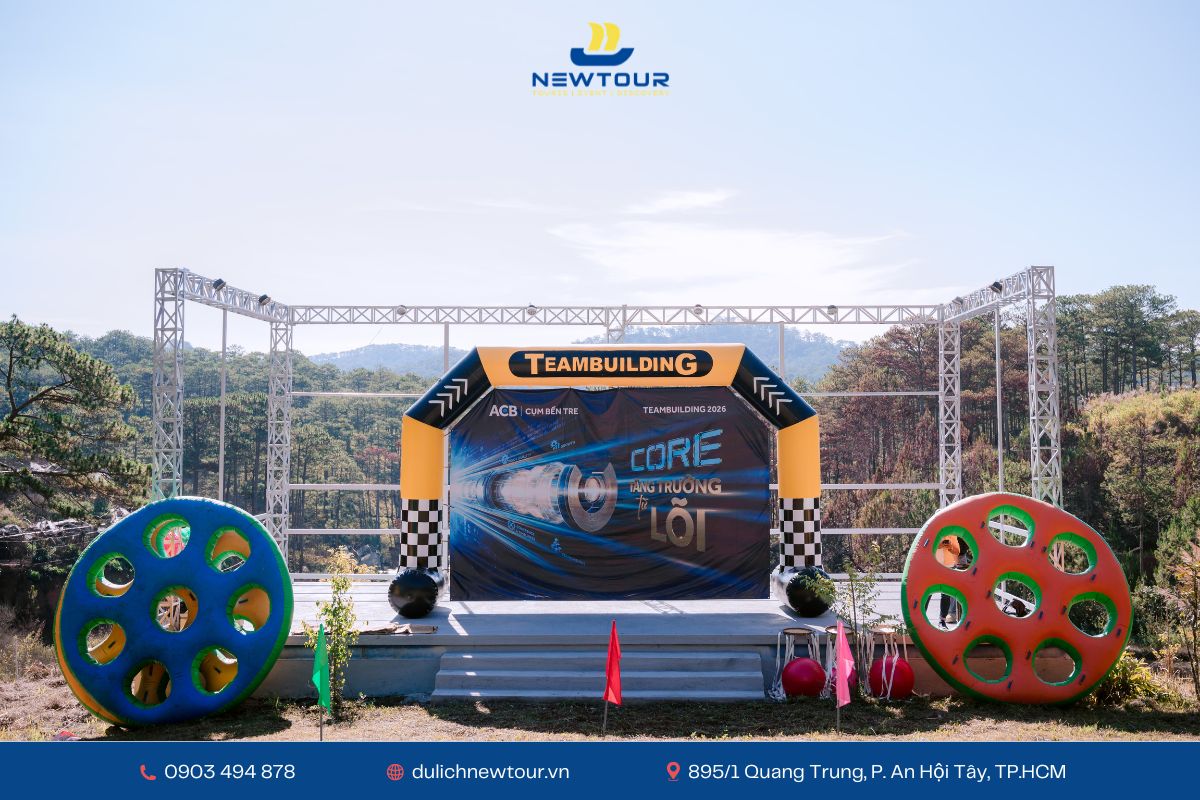 Concept hiện đại, trẻ trung - phù hợp cho team building doanh nghiệp có nguồn nhân sự trẻ