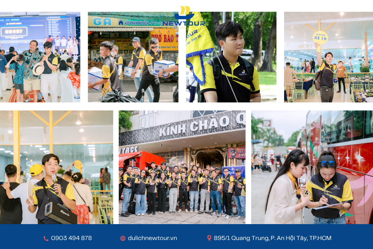 Nhân sự NEWTOUR luôn có mặt mọi lúc mọi nơi để quan tâm, chăm sóc đến từng khách hàng