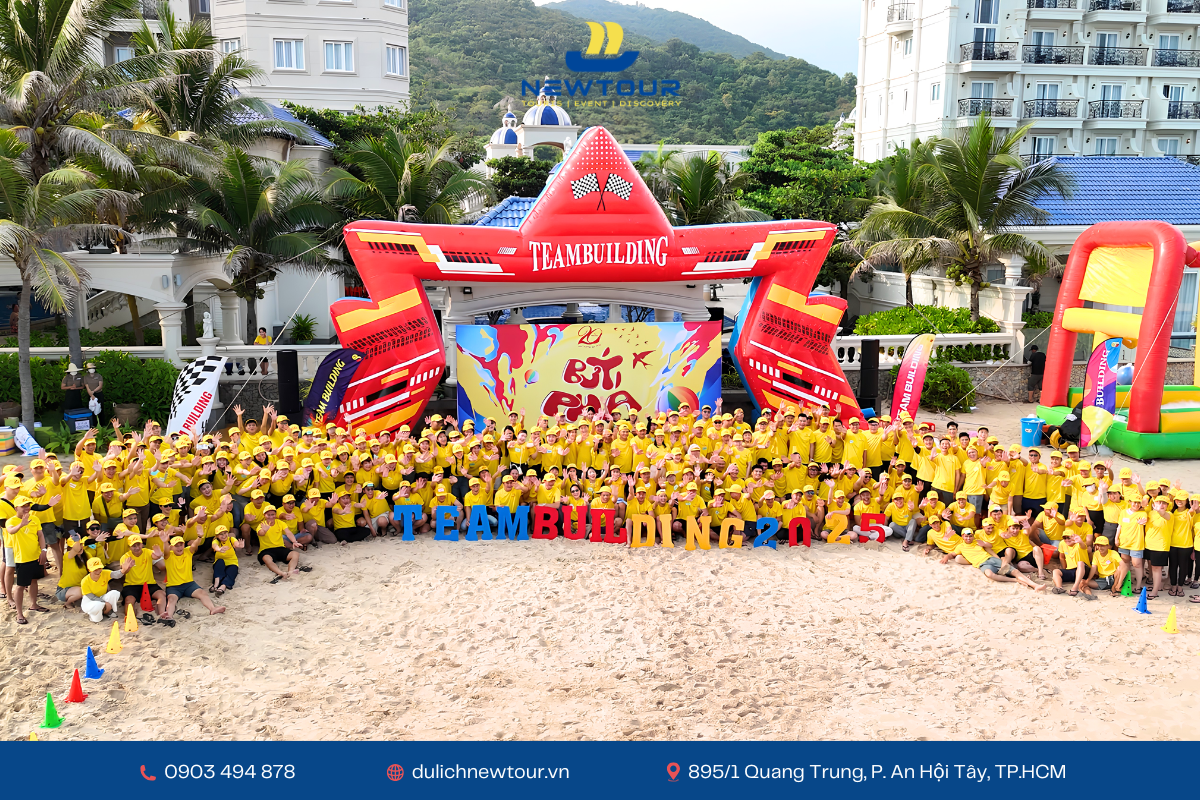 Đoàn Nutrinest trong hành trình bùng nổ TeamBuilding tại Long Hải - Vũng Tàu