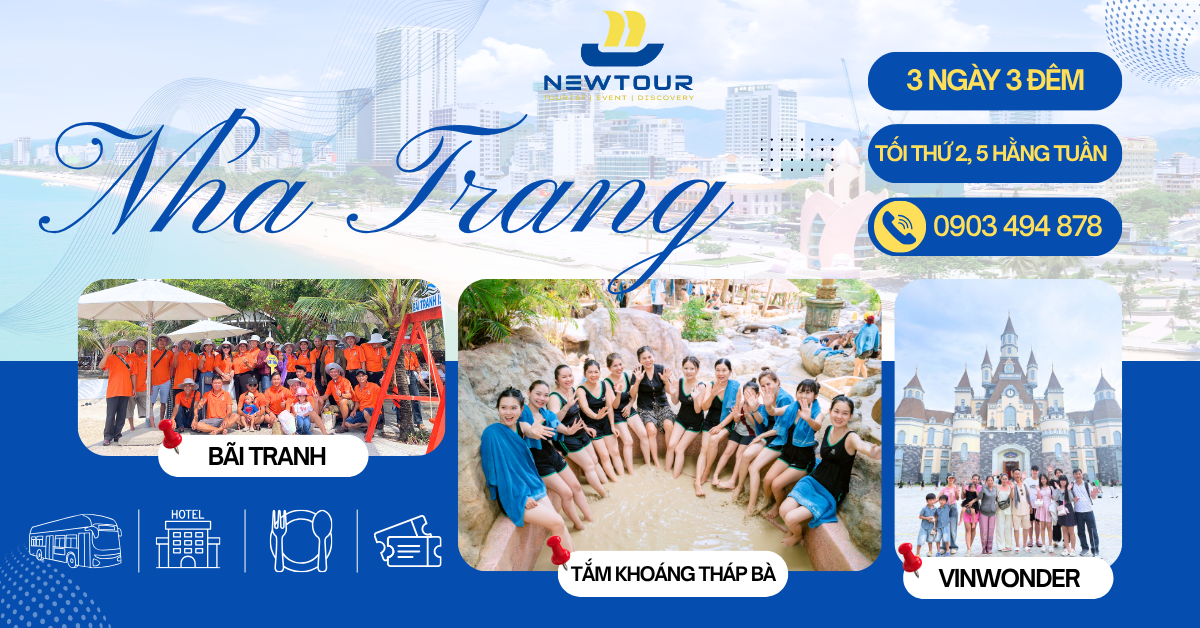 Lịch trình tour Nha Trang 3 ngày 3 đêm hành trình đến với phố biển xứ trầm