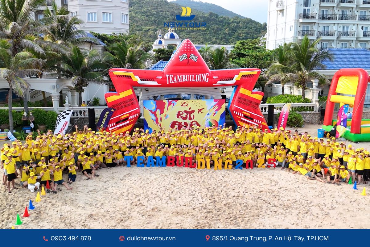 Đội Ngũ NEWTOUR Đồng Hành Trong Chương Trình Team Building Với Quy Mô 300 Khách