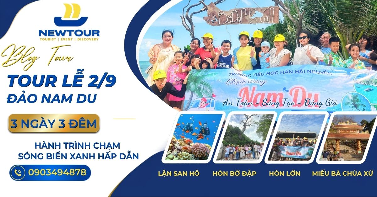 Tour Đảo Nam Du lễ 2/9 – Hành trình 3N3Đ chạm sóng Biển Xanh Hấp Dẫn